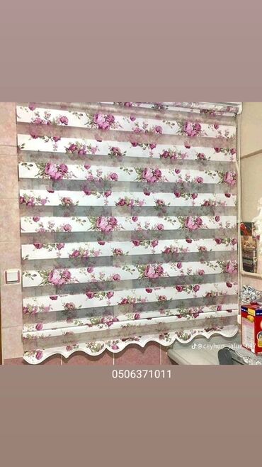 Pərdə və tüllər: Jaluz perdeler her nov turkiye isdesal seher daxil cadrlma qurasdlrma — 3