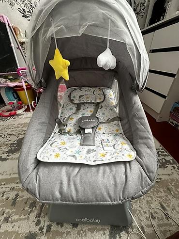 шезлонг как: Почти новый ♥️ Электрокачеля-шезлонг для младенца CoolBaby - Умное — 3