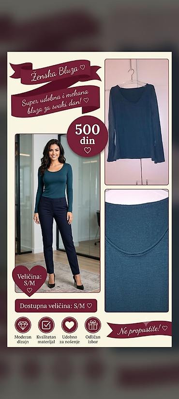 Ženska bluza – super udobna i mekana bluza za svaki dan. - Boja