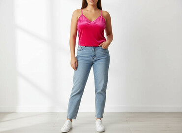 welurowa koszulka: Shein, Top damski, rozmiar XL
