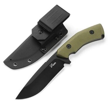 Ножи: Стальной нож фултанг DICORIA DK-06, сталь DC53, рукоять из G10 Охота