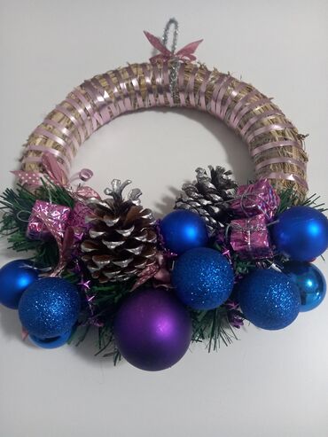Praznična dekoracija: Venac, bоја - Šareno, Novo — 10
