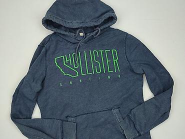 szara bluza pull and bear: Hollister, Bluza z kapturem damska, rozmiar S — 1