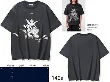 Majice: Men's T-shirt Off-White, bоја - Crna — 22