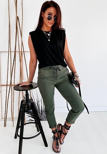 Pantalone: 💫Ženske pantalone – model sa manžetnama - Kroj: uske nogavice do — 1