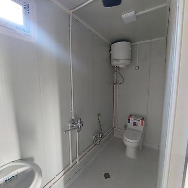 Контейнеры: 3.00 x 6.00 sanitar qovsaqli sendiviç ofis. Divar : 50mm sendiviç — 9