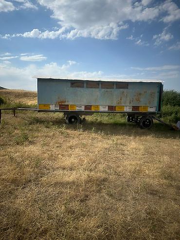 тент крыша: Передвижной пчеловодный павильон (прицеп-омшаник) внутри 28 ульи — 2