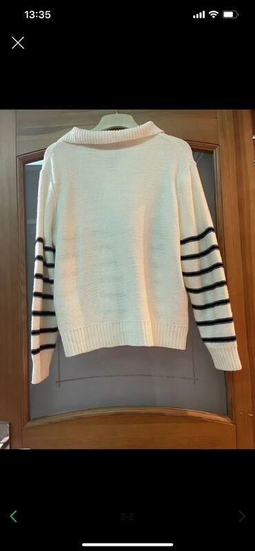 faise nomreleri: Женский свитер S (EU 36), M (EU 38), цвет - Белый, Aclima