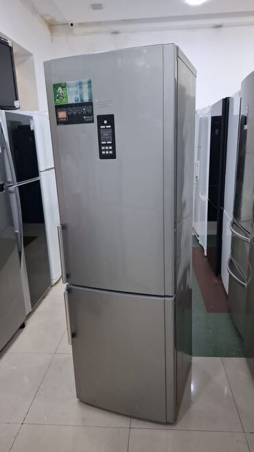 Soyuducular: 2 qapılı Hotpoint Ariston Soyuducu Satılır, rəng - Boz