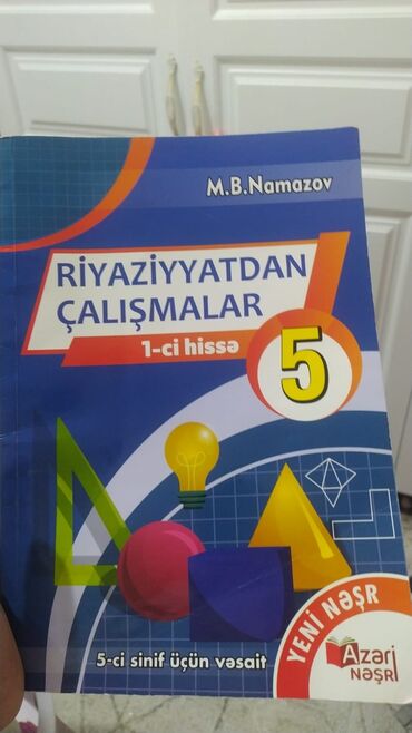 5 ci sinif riyaziyyat namazov pdf yukle: Riyaziyyat Testlər 5-ci sinif, F.M. Namazov, 1-ci hissə, 2024 il