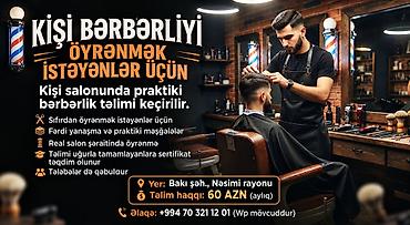 dil kursu: Bərbərlər kursu, Fərdi, Diplom, sertifikat — 1