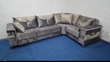 Divan və kreslo dəstləri: Künc divan, Pufik, Bazasız, Açılmayan — 14