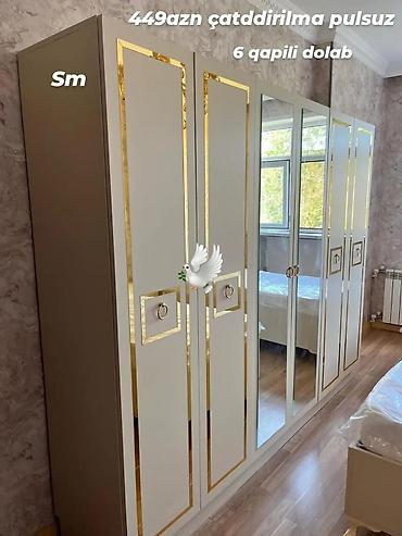 Yeni, 6 qapı, Güzgülü, Bej, Taxta, Açılan, Düz dolab lalafo.az -da Yeni, 6 qapı, Güzgülü, Bej, Taxta, Açılan, Düz dolab
