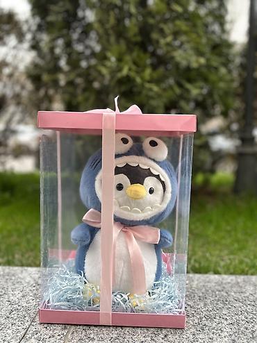 Подарки и сувениры: Подарочные композиции в прозрачном шаре с мягкой игрушкой - — 11