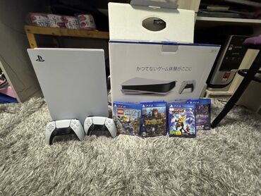 игровые консоли беспроводной контроллер: Игровая консоль PlayStation 5 с двумя беспроводными контроллерами
