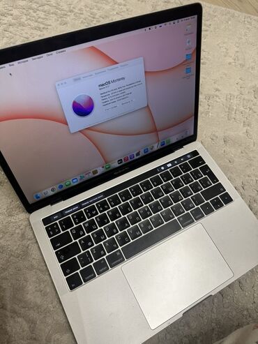 macbook air i5: Ноутбук, Apple, 8 ГБ ОЗУ, Intel Core i5, 13.3 ", Б/у, Для несложных задач, память SSD