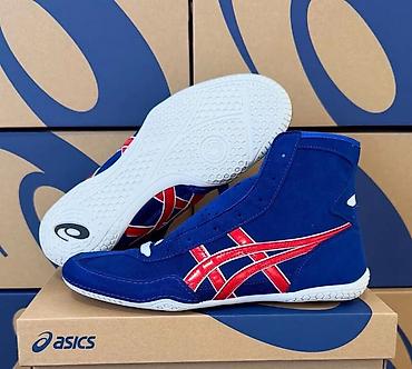 рабочий перчатки: Мужские кроссовки, 42, Asics, Б/у, цвет - Синий, Бесплатная доставка — 3