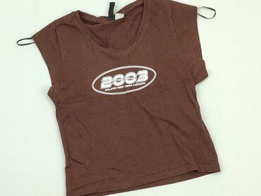 bluzki koszulki damskie: T-shirt, H&M, 2XS, stan - Bardzo dobry