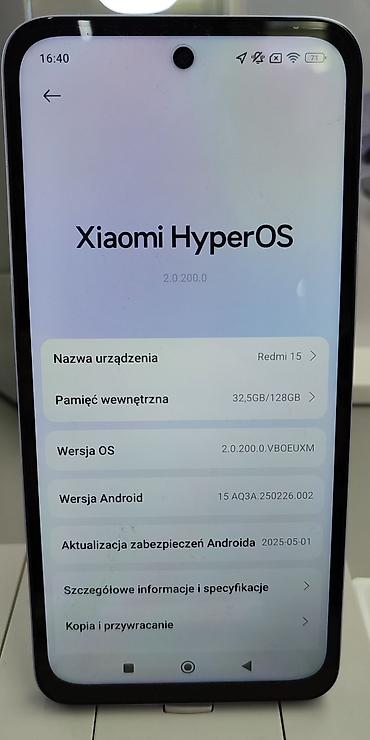 redmi 14 s: Redmi 128 GB, rəng - Qızılı, Sensor — 2