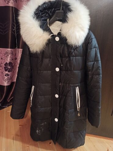 детский зимний комбинезон на овчине: Женская куртка S (EU 36), M (EU 38), цвет - Черный