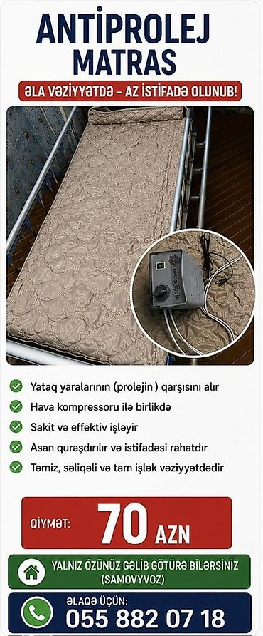 надувной матрас в баку: Antiprolej matras – hava kompressoru ilə - Yataq yaralarının — 1