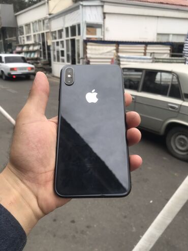 Apple iPhone: IPhone Xs Max, 64 GB, Qara, Barmaq izi, Simsiz şarj