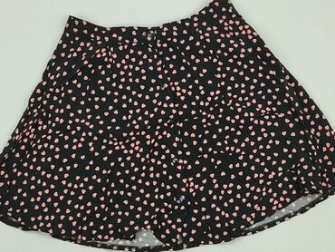 czarna rozkloszowana spódniczka: Spódniczka, New Look, 13 lat, 152-158 cm, stan - Idealny