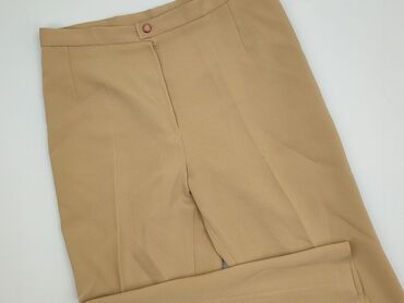 legginsy woskowane push up: Spodnie materiałowe damskie, rozmiar L