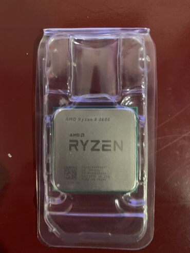Kompüter ehtiyyat hissələri: Prosessor AMD Ryzen 5 2600, 3-4 GHz, 6 nüvə, Yeni
