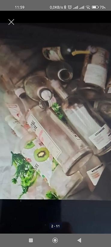 şuşə banka: Təcili satilır şüşə butulkalar . Boş butulkalar 1 kisə 17 mn. 2 — 1