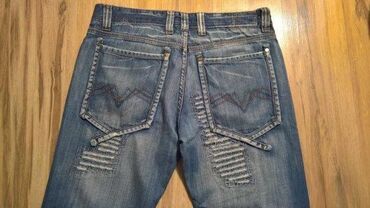 Farmerke: Lepo ocuvane Fishbone farmerice broj 34 Claytone farmerice 48 sirina — 10