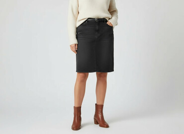 czarne asymetryczne spódnice: Zara, Women`s skirt, size XL