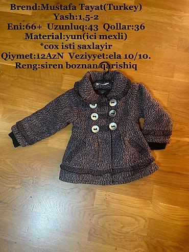 paltolar 2024: Palto, Qız üçün, 1 - 2 yaş — 10