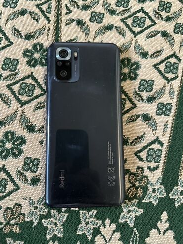 телефоны редми нот 11: Redmi, Redmi Note 10S, Колдонулган, 64 ГБ, түсү - Кара, 2 SIM