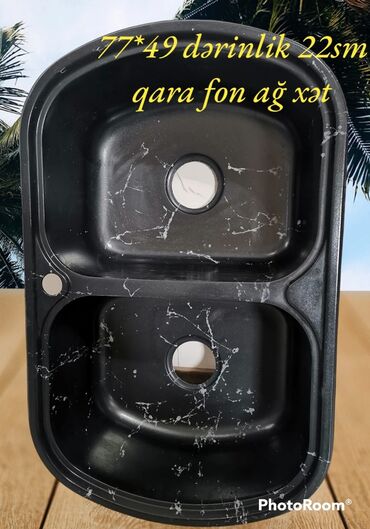 Mətbəx çanaqları: Yeni Dairəvi Mətbəx çanağı, Şkafsız, Akril — 3