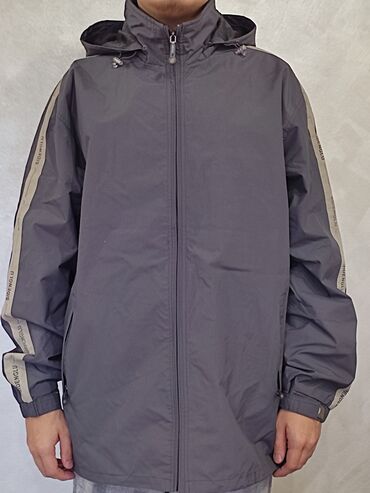 стирающая кожаная куртка: Куртка 4XL (EU 48), цвет - Серый
