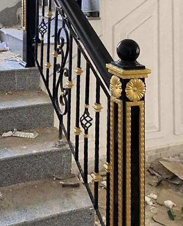Изготовление перил: Изготовление перил Материал: Кованное железо, Наружные, Бесплатный замер — 186