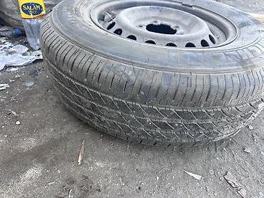 Шиналар жана дисктер: Дөңгөлөктөр монтажда 225 / 70 / R 18, All-season, Колдонулган, Камдык, Жол тандабастар (АТ/МТ), Темир, тешиктери - 5 — 1
