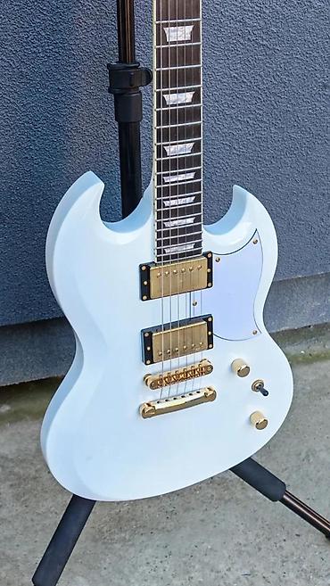 Gitare: HARLEY BENTON DC-CUSTOM II WHITE ELEKTRIČNA GITARA | — 5