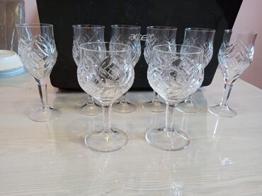 Qədəhlər: Qədəhlər, Xrustal, 8 ədədli dəst, Rusiya — 16