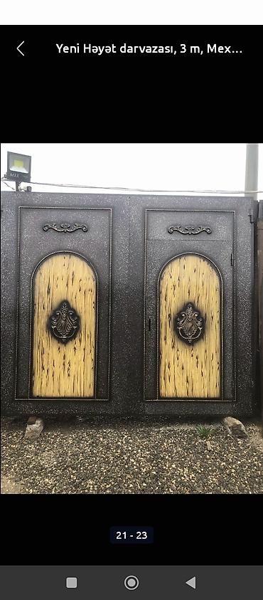 Həyət darvazaları: Dəmir Həyət darvazası, Avtomatik, Qapı ilə, Kredit yoxdur -da lalafo.az — 21 Həyət darvazaları: Dəmir Həyət darvazası, Avtomatik, Qapı ilə, Kredit yoxdur — 21