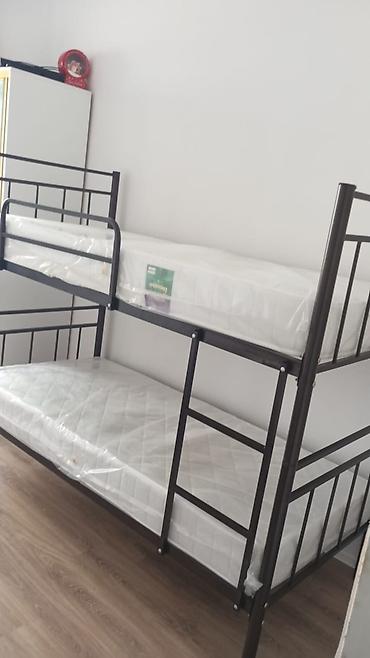 rezin döşək: Oğlan və qız üçün, Yeni, Çarpayı, Matras ilə, Siyirməsiz, Dəmir — 6