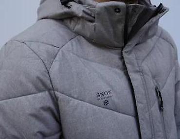 Zimske jakne: Muška zimska jakna – siva - Topla, punjena jakna sa proštepom u — 15