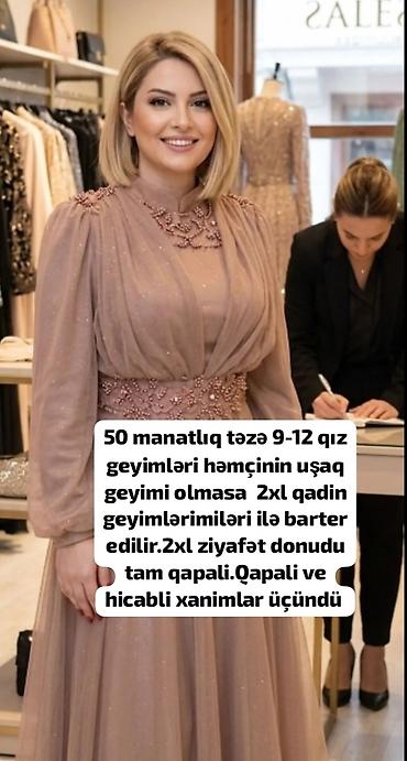 çanta ucuz: 2XL ölçüdə tam qapalı ziyafət donu. Xüsusiyyətlər: - Rəng — 1