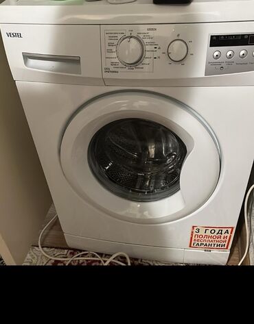 мастера по ремонту стиральных машин: Стиральная машина Vestel, Б/у, Автомат, До 5 кг, Компактная