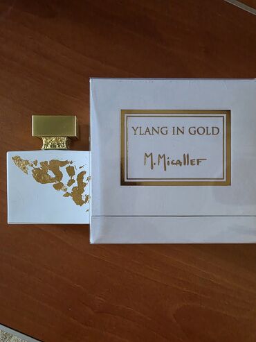 прогулочные коляски adbor oskar sport: M. Micallef brendinin "Ylang In Gold" ətri, qızılı naxışlarla