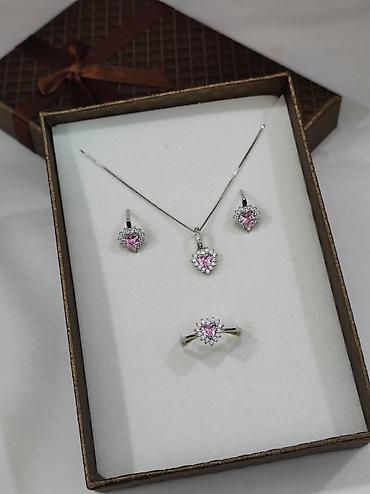 Серебряные наборы украшений: Набор украшений, Проба 925, Женские, Новый — 4