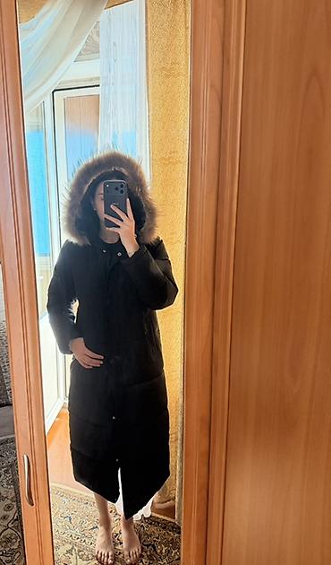 натуралка: Зимняя женская куртка мех натуралка Длина макси размер XXL 2 кармана — 3