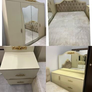 Tavalar: 2 təknəfərlik çarpayı, Dolab, Termo, 2 tumba, İşlənmiş
