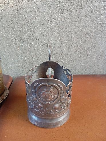 caydan satışı: Çay dəsti, rəng - Gümüşü, Metal, SSRİ — 2